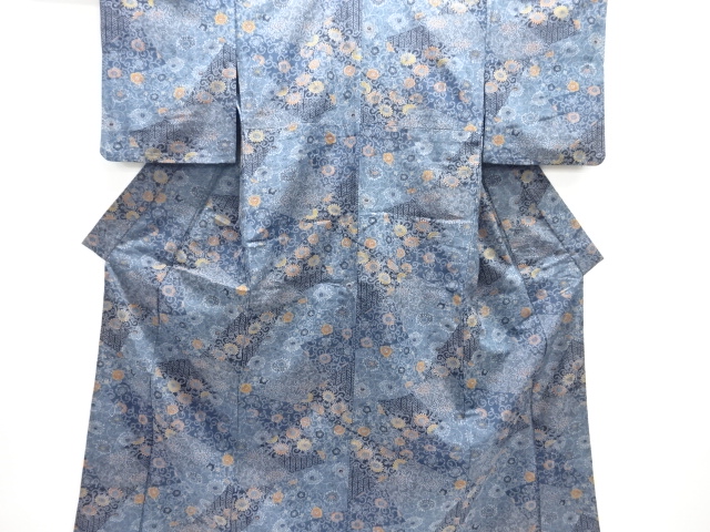 JAPANESE KIMONO / HITOE / FLOWER ARABESQUE / SHOZAN